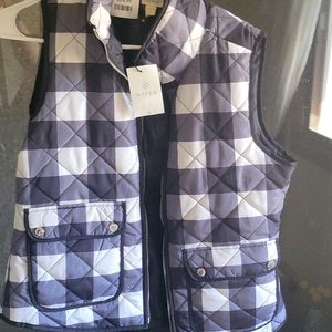 Buffalo Check Vest. Brand Aspen. From TJMaxx.